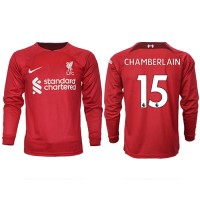 Liverpool Chamberlain #15 Hjemmebanetrøje 2022-23 Langærmet